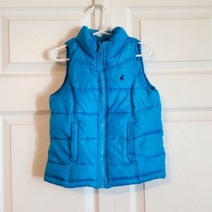 Blue Kids Puffer Vest Unisex